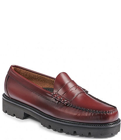 G.H. Bass Men's Larson Super Lug Sole Weejun Leather Loafers