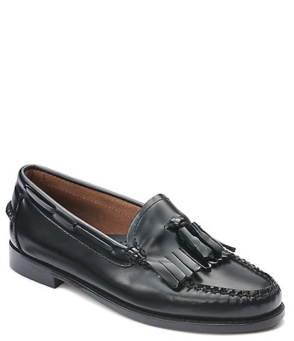 G.H. Bass Women's Esther Leather Tassel Detail Loafers