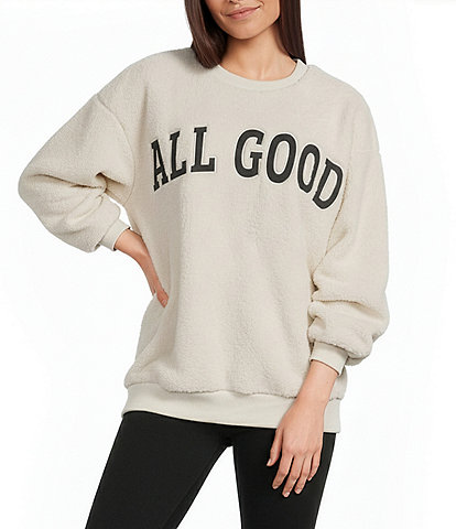 GB All Good Sherpa Pullover Sweatshirt