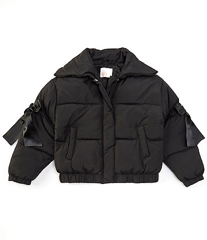 GB Big Girl 7-16 Bow Sleeve Puffer Jacket