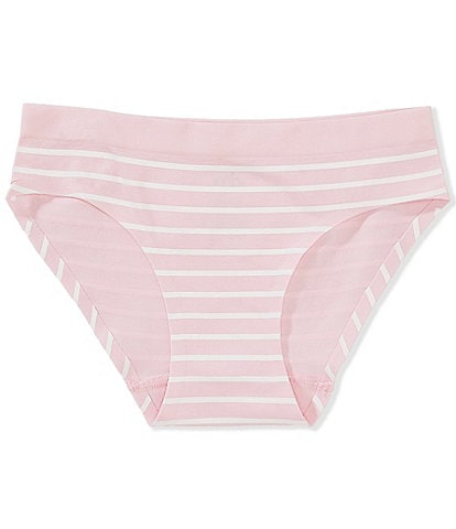GB Big Girls 6-16 Seamfree Bonded Striped Bikini Panties