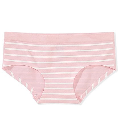GB Big Girls 6-16 Stripe Print Bonded Girl-Short Panties