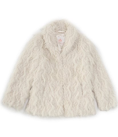 girls faux fur jacket, girls clearance