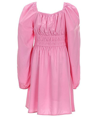 GB Big Girls 7-16 Long Sleeve Rouched Dress