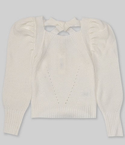 GB Big Girls 7-16 Puff Sleeve Sweater