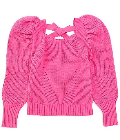 GB Big Girls 7-16 Puff Sleeve Sweater