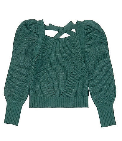 GB Big Girls 7-16 Puff Sleeve Sweater