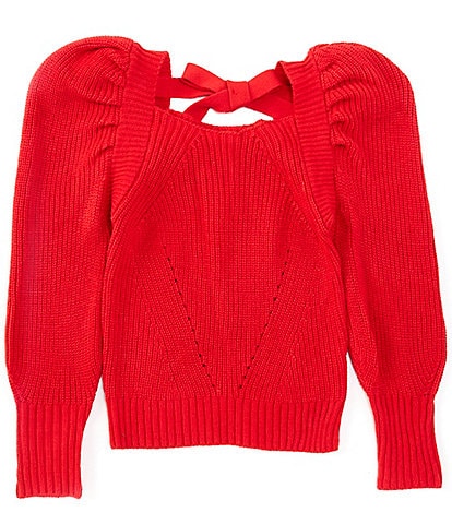 GB Big Girls 7-16 Puff Sleeve Sweater