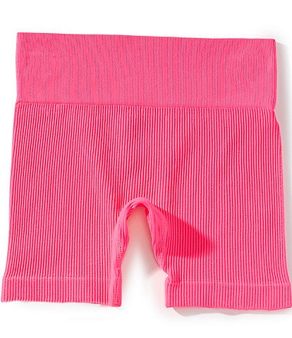 GB Big Girls 7-16 Seamless Wide Band Ribbed Bike Shorts