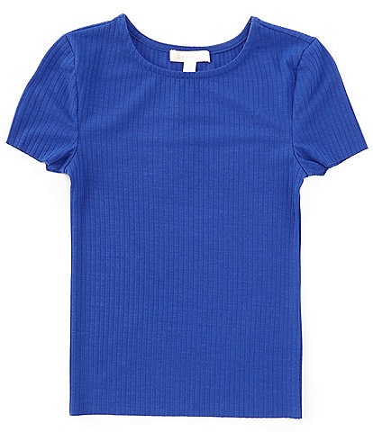 GB Big Girls 7-16 Short Sleeve Basic Knit T-Shirt