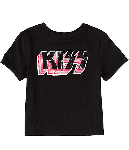 GB Big Girls 7-16 Short-Sleeve Kiss Band T-Shirt