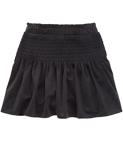 GB Big Girls 7-16 Smocked Waist Mini Skirt