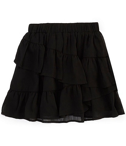 GB Big Girls 7-16 Tiered Ruffle Mini Skirt