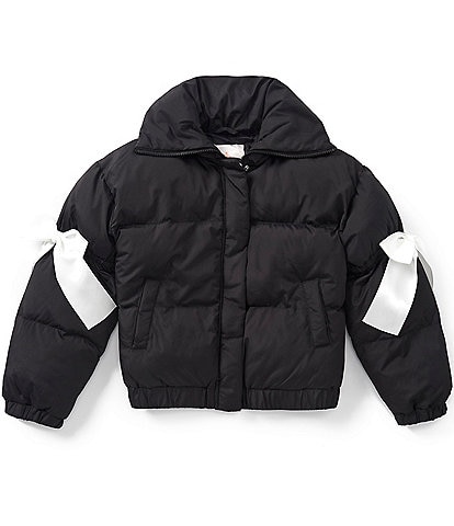 GB Big Girls Bow Detail Puffer Jacket