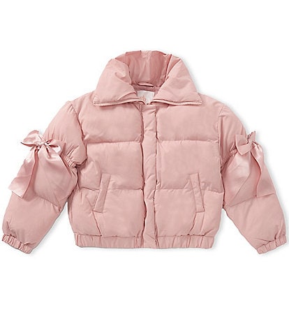 GB Big Girls Bow Detail Puffer Jacket