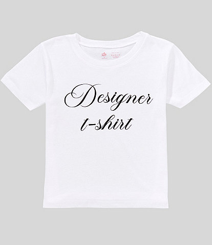 GB Big Girls Short Sleeve Cotton Designer Tee