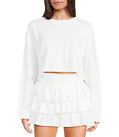 GB Cropped Coordinating Batwing T-Shirt