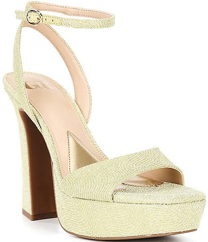 GB Dream-Scape Glitter Platform Dress Sandals