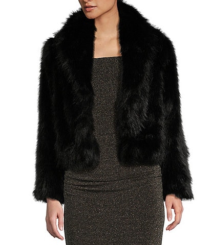 GB Faux Fur Topper Coat