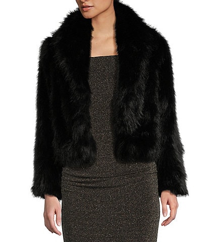 GB Faux Fur Topper Coat