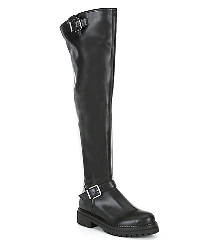 GB Game-Changer Over-the-Knee Lug Sole Boots