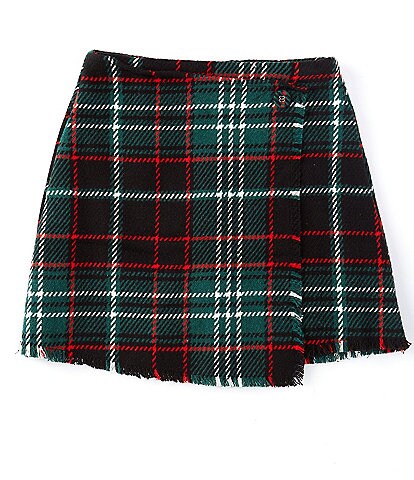 Selfridges & Co Girls Clothing Skirts Printed Skirts Check-print cotton kilt skirt 14-15 years 