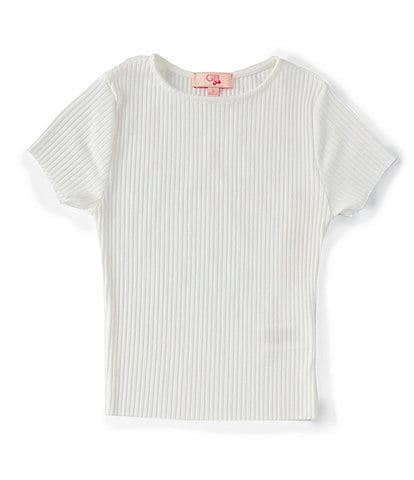 GB Big Girls 7-16 Short-Sleeve Rib Knit T-Shirt