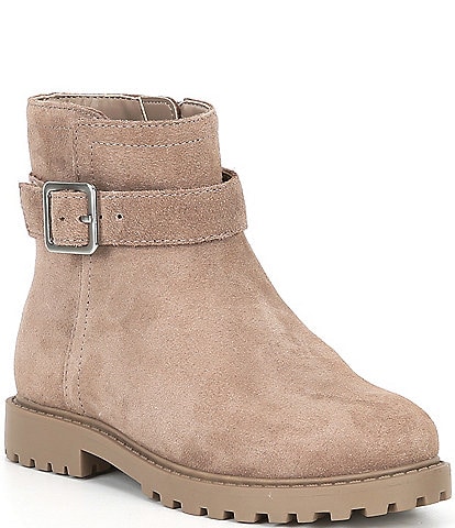 GB Girls' Indie-Girl Suede Buckle Booties (Infant)