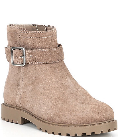 GB Girls' Indie-Girl Suede Buckle Booties (Toddler)