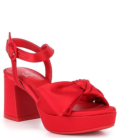 Dillards red sandals online