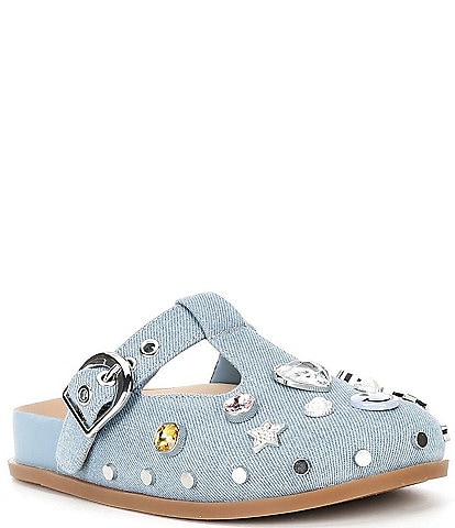 GB Girls' Stevie Denim Clogs (Toddler)