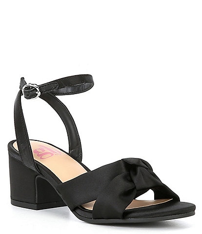 GB Girls' Tess Satin Knotted Dress Heels (Toddler)