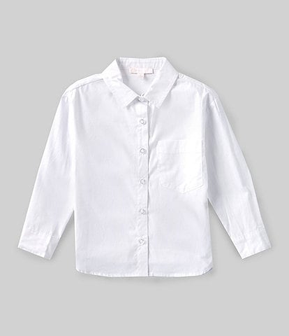 GB Girls x DANNIJO Little Girls 2T-6X Long Sleeve Button Front Shirt