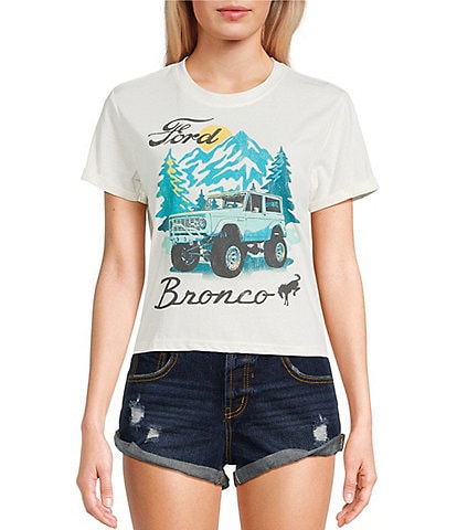 GB Knit Blue Bronco Graphic T-Shirt