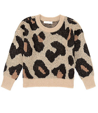 GB Little Girls 2T-6X Leopard Sweater
