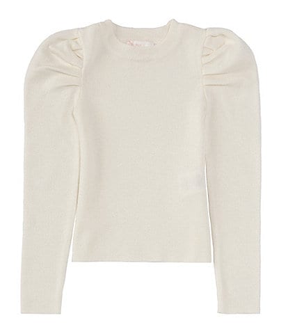 GB Little Girls 2T-6X Ruched Long Sleeve Top