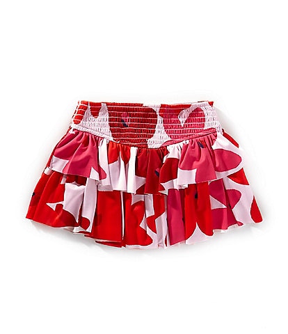 GB Little Girls 2T-6X Gracie Abstract Floral Print Active Skirt