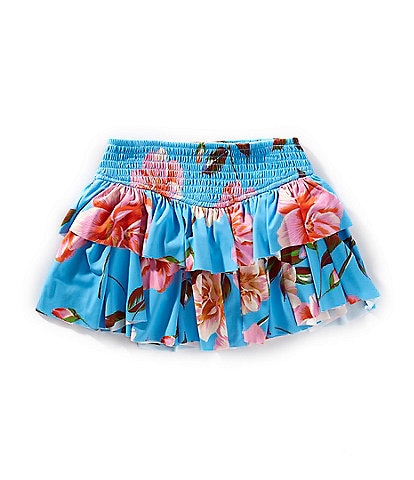 GB Little Girls 2T-6X Gracie Floral Print Active Skirt