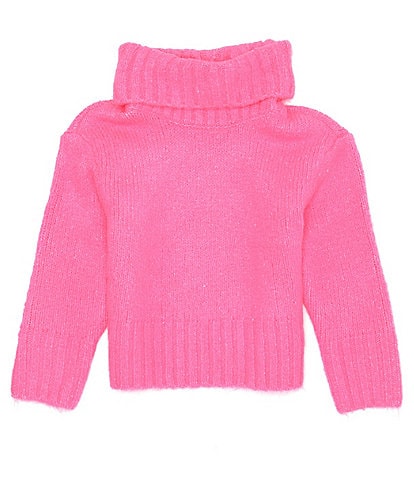 GB Little Girls 2T-6X Long-Sleeve Oversized Turtleneck Sweater