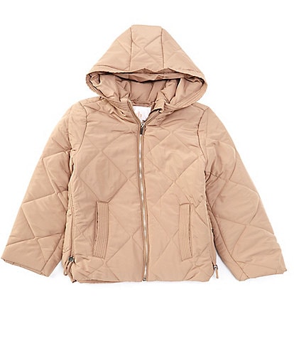 GB Little Girls 2T-6X Quilted Hooded Puffer Coat