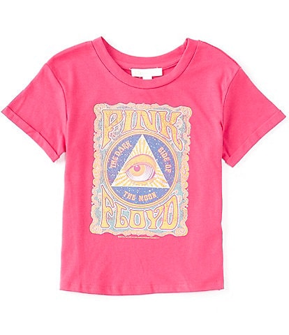 GB Little Girls 2T-6X Short Sleeve Pink Floyd Band T-Shirt