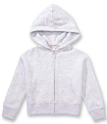 GB Little Girls Essential Quarter Zip Long Sleeve Pullover
