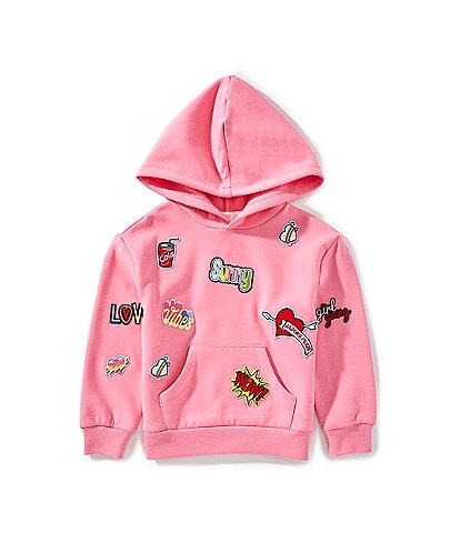 GB Little Girls Patch Long Sleeve Hoodie