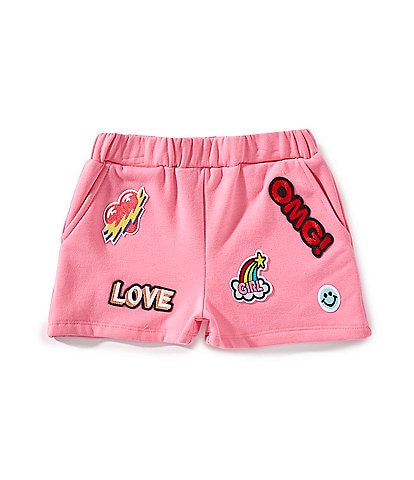 GB Little Girls Pull-On Patch Shorts