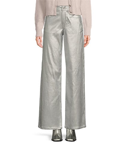 GB Metallic Coated Pants