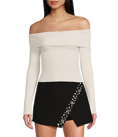 GB Off-The-Shoulder Sweater