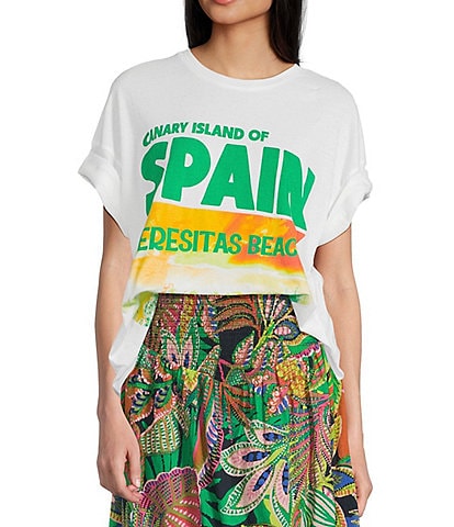 GB Oversized Destination Tropical Graphic T-Shirt