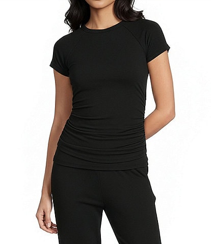 GB Ruched Side Cap Sleeve T-Shirt