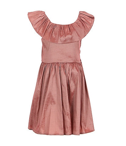 GB Social Little Girls 2T-6X Taffeta Dress