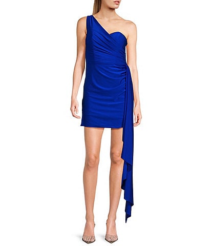 GB Social One Shoulder Jersey Dress